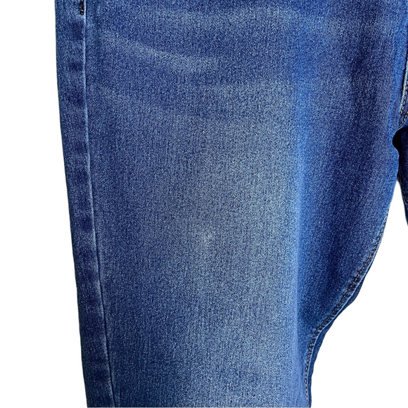 Curve Appeal High Rise Skinny Jeans Dark Blue Women’s  Size 12 - Picture 3 of 13